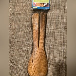 Set of three bamboo spoons. New